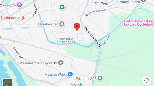 Locatie van Klusbedrijf Wajer op de kaart: Praam 5 in IJsselmuiden