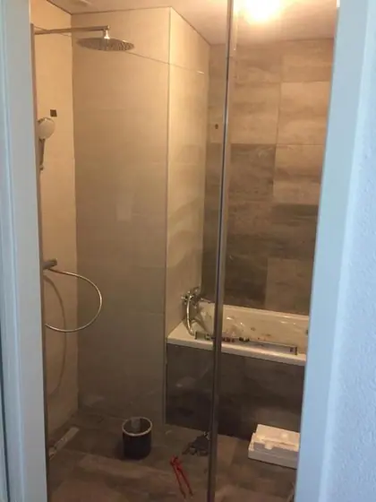 Badkamer renovatie in Zwolle door Klusbedrijf Wajer, foto 10 van 11