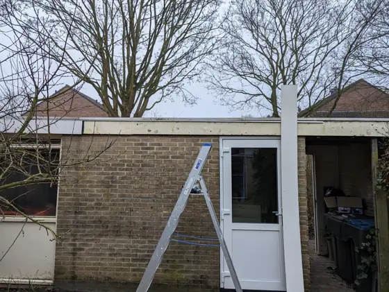 Boeien bekleed met Rockpanel Kampen door Klusbedrijf Wajer