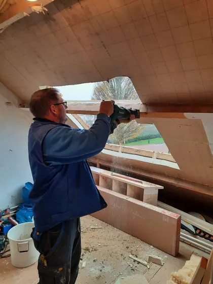 Dakramen plaatsen IJsselmuiden door Klusbedrijf Wajer, foto 6 van 8