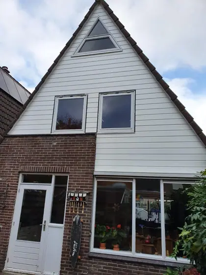 Gevelbekleding Ijsselmuiden door Klusbedrijf Wajer