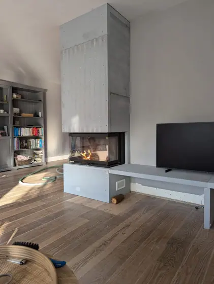 Houtkachel bekleden IJsselmuiden door Klusbedrijf Wajer, foto 3 van 3