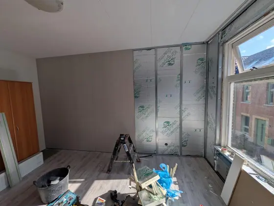 Wanden isoleren en afwerken Kampen door Klusbedrijf Wajer, foto 3 van 7